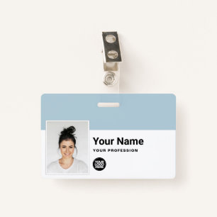 Custom Employee - Professional Business Logo Name Badge