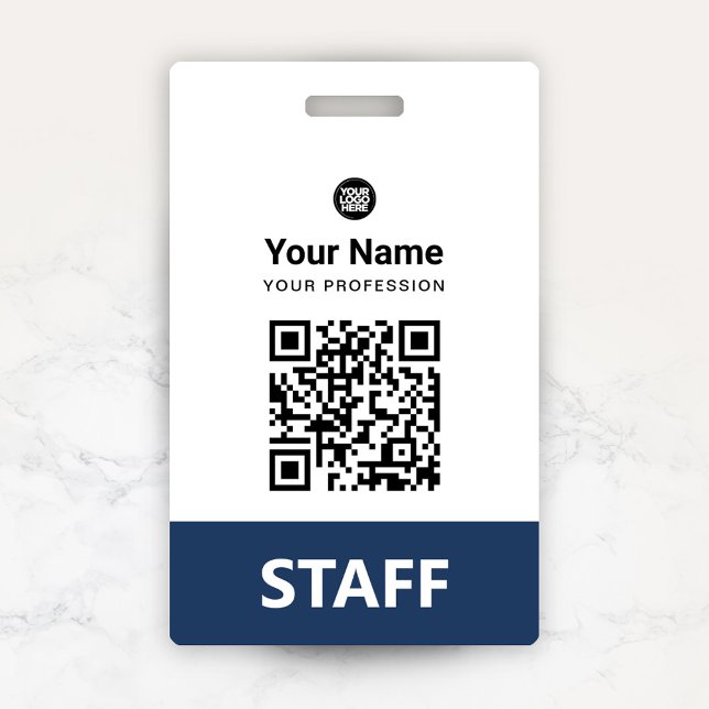 Custom Employee Qr Code, Bar Code, Logo, Name Badge (Creator Uploaded)