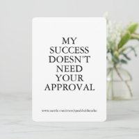 Custom Empowerment Card, Boss Babe Feminist Card