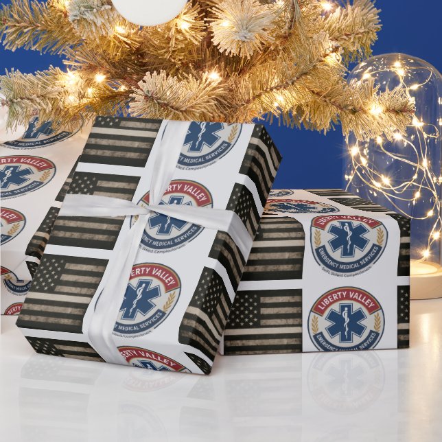 Custom EMS Support Wrapping Paper (Holidays)