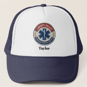 Custom EMT Logo Hat with Personalized Name