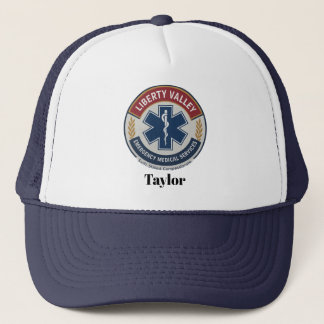 Custom EMT Logo Hat with Personalized Name