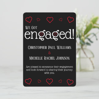 Custom Engagement Announcement