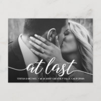 Custom Engagement Photo At Last Wedding