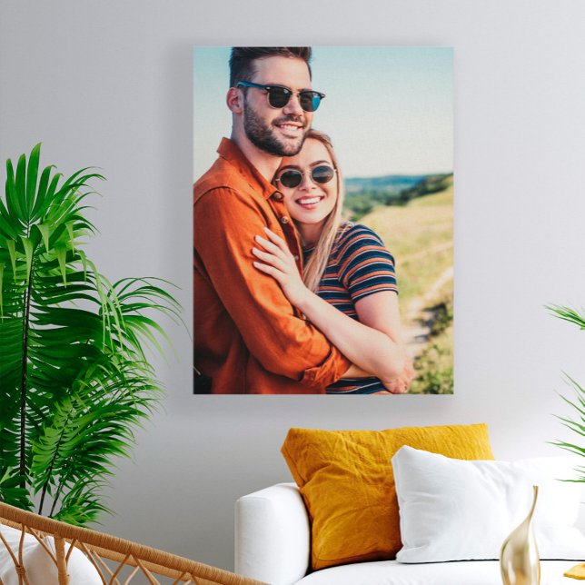 Custom Engagement Wedding Photo  Canvas Print (Creator Uploaded)