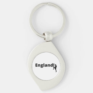 custom England soccer Keychain