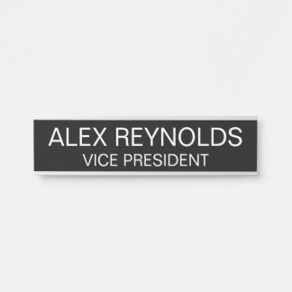 Custom Engraved Desk Name Plate