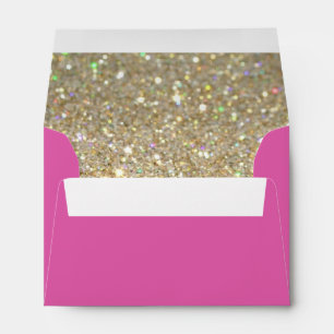 Custom Envelope - (4x6) Dark Pink Fab