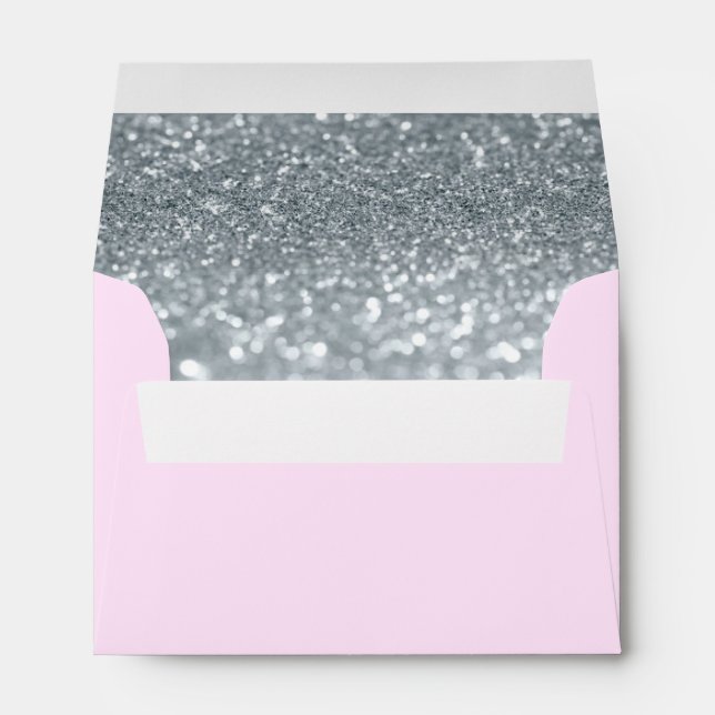 Custom Envelope - (4x6) Pink Fab (Back (Bottom))