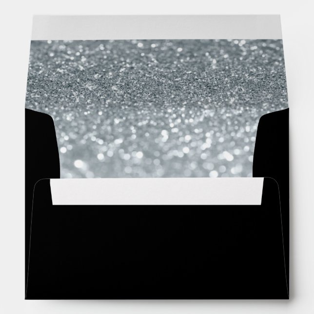 Custom Envelope - (5x7) Black Fab (Back (Bottom))