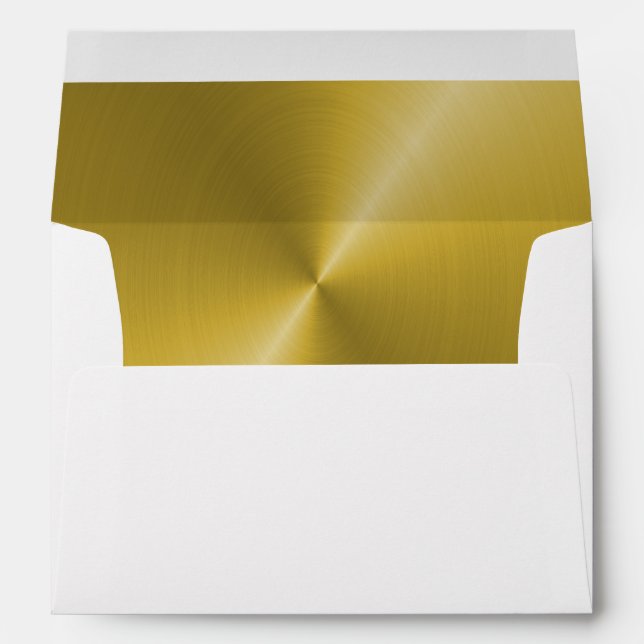 Custom Envelopes With Gold colour Lining (Back (Bottom))