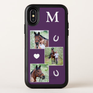 Custom Equestrian Photo Horse OtterBox Symmetry iPhone XS Case