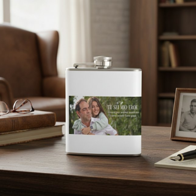 custom eraser with photo text hip flask (Creator Uploaded)