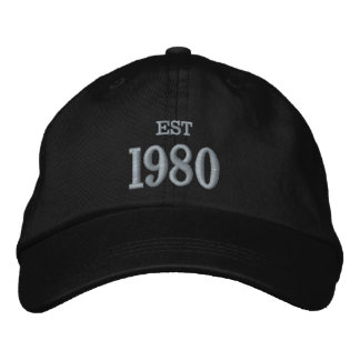 Custom Est Year Embroidered Hat