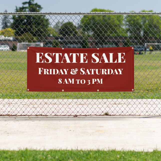 Custom Estate Sale Banner (Insitu)