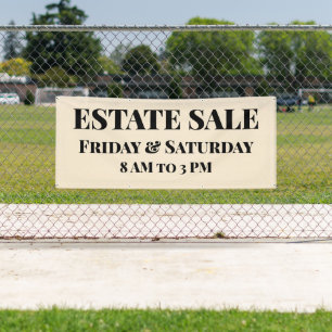 Custom Estate Sale Banner