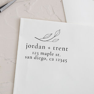 Custom Eucalyptus Self Inking Return Address Stamp