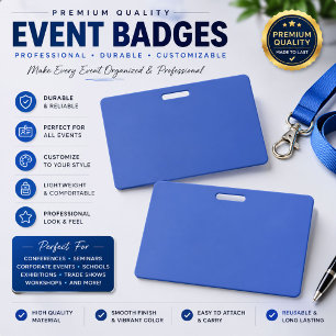 Custom Event Badge – Sleek Modern Design
