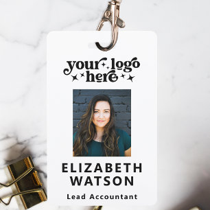 Custom Event ID With Photo Employee Lanyard Name Badge