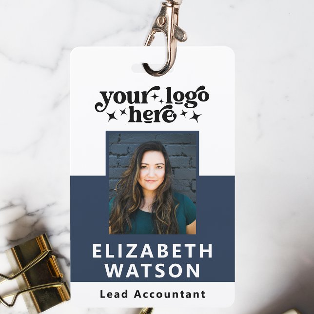 Custom Event ID With Photo Employee Lanyard Name Badge (Creator Uploaded)