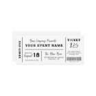 Custom Event Ticket, Concert Fake Ticket, School