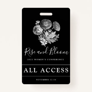 Custom Event VIP All Access Womens Conference Badge