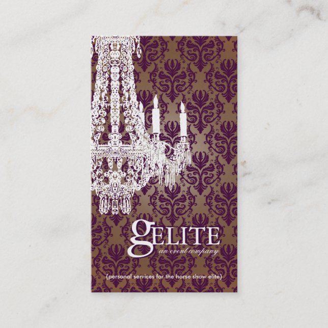 Custom Events Business Card (Front)