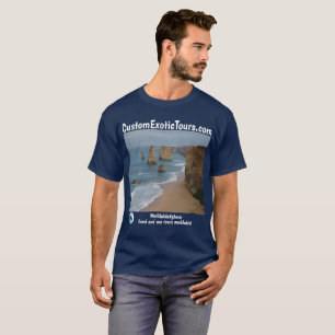 Custom Exotic Tours land sea 12 apostles & giraffe T-Shirt