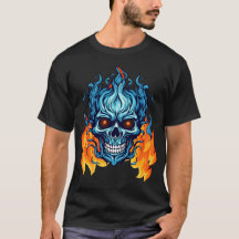 Custom eye catching monster in blue Fire black