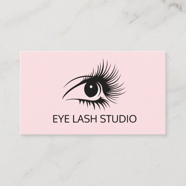 Custom Eye Lash Extension Business Card (Front)