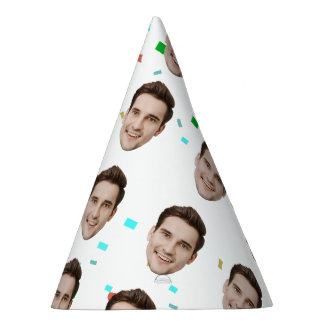 Custom Face 20th 30th 40th 50th 60th 70th Birthday Party Hat