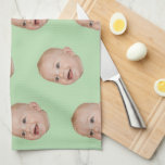 Custom Face Baking Gift Personalized Grandma’s Kitchen Towel<br><div class="desc">Custom Face Baking Gift Personalized Grandma’s kitchen towel</div>