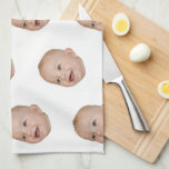 Custom Face Baking Gift Personalized Grandma’s Kitchen Towel<br><div class="desc">Custom Face Baking Gift Personalized Grandma’s kitchen towel</div>
