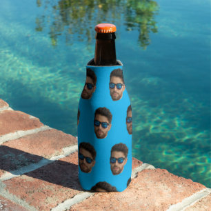 Custom Face Birthday Favours Bachelor Party Bottle Cooler