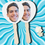 Custom Face Birthday Favours Bachelor Party Hand Fan<br><div class="desc">Personalized Face Birthday Favours Bachelor Party Hand Fan</div>