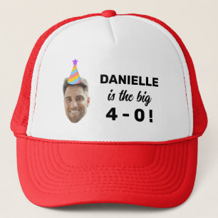Custom Face Birthday Trucker Hat