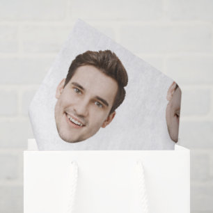Custom Face Birthday Wedding Personalized Logo Tissue Paper