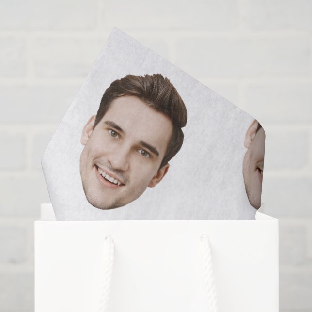 Custom Face Birthday Wedding Personalized Logo Tissue Paper (Gift Bag)