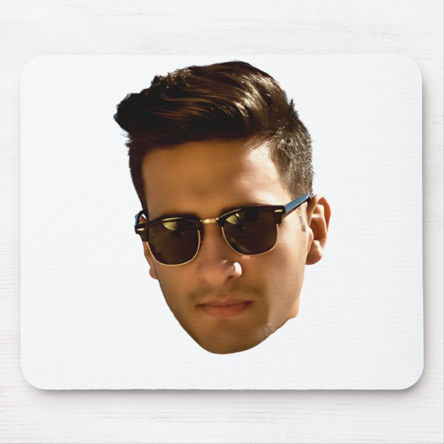 Custom Face Cutout Bachelorette Party Birthday Mouse Pad (Front)