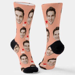 Custom Face Dad Birthday Gift For Dad Father's Day Socks