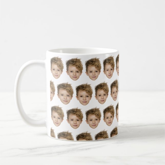 Custom Face dog, Boyfriend, Girlfriend, best frien Coffee Mug (Left)