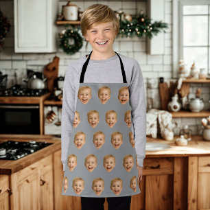Custom Face Gift, Personalized Face Photo, Family Apron