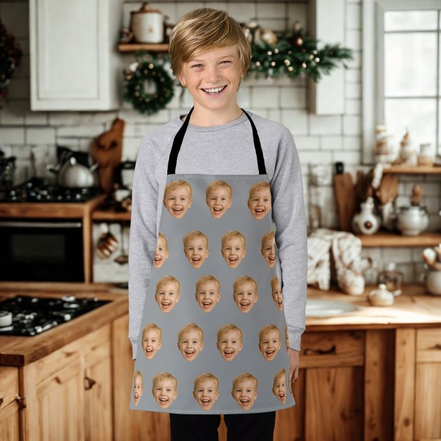 Custom Face Gift, Personalized Face Photo, Family Apron (Creator Uploaded)