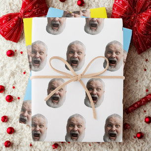 Custom Face Gift Wrap