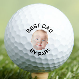 Custom Face Golf Balls, Best Dad By Par Balls