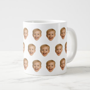 Custom Face Mug, Personalized Face Photo, Family Large Coffee Mug