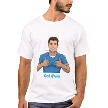 Custom Face & Name T-shirt - Personalized Gift