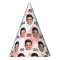 Custom Face Party Hat, Personalized Birthday Age 