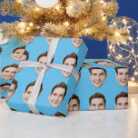 Custom Face Personalized Birthday Wedding Party Wrapping Paper<br><div class="desc">Custom Face Personalized Birthday Wedding Party Wrapping Paper</div>