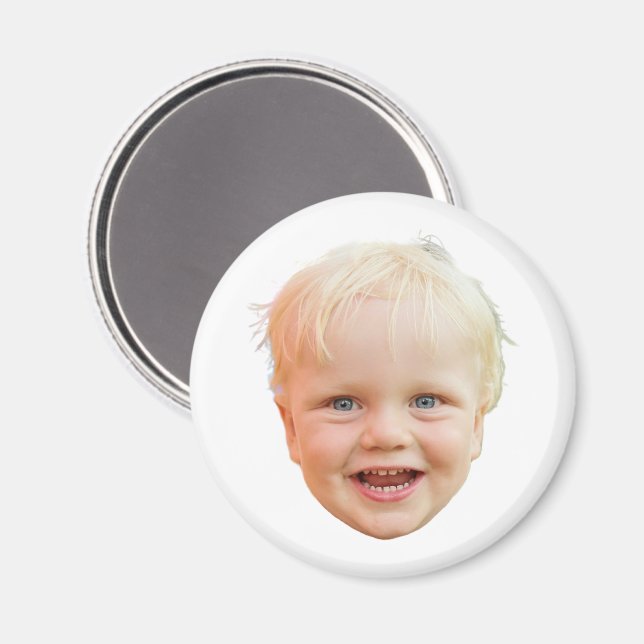Custom Face Personalized Picture Logo Image Design Magnet (Front/Back)
